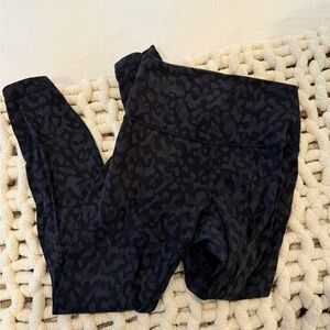 lululemon athletica Black Patterned Leggings